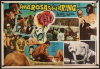 8r163 UNA ROSA SOBRE EL RING Mexican LC '73 Mexican masked wrestlers, cool images!