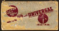 8r017 UNIVERSAL 1935 - 1936 book '35 - 36 studio yearbook, Flash Gordon, Bluebeard!