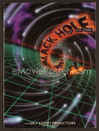 8r203 BLACK HOLE pressbook '79 Disney sci-fi, Schell, Anthony Perkins, Robert Forster & Mimieux!