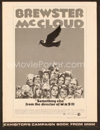 8r217 BREWSTER McCLOUD pressbook '71 Robert Altman, Bud Cort with wings!