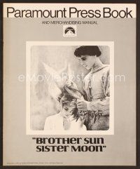 8r220 BROTHER SUN SISTER MOON pressbook '73 Franco Zeffirelli's Fratello Sole, Sorella Luna!