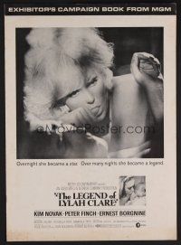 8r382 LEGEND OF LYLAH CLARE pressbook '68 close up of sexiest thumb-sucking naked Kim Novak in bed