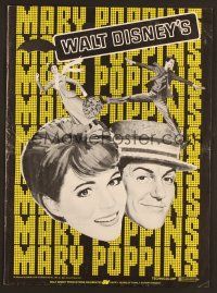 8r415 MARY POPPINS pressbook R73 Julie Andrews & Dick Van Dyke in Walt Disney's musical classic!