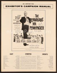 8r493 REMARKABLE MR. PENNYPACKER pressbook '59 Clifton Webb, he can do it better than anyone!