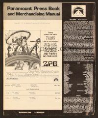 8r635 Z.P.G. pressbook '72 Oliver Reed, Geraldine Chaplin, Zero Population Growth!
