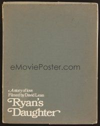 8r079 RYAN'S DAUGHTER promo brochure '70 David Lean, Sarah Miles, Robert Mitchum, Trevor Howard!