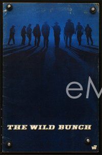 8r615 WILD BUNCH pressbook '69 Sam Peckinpah cowboy classic, William Holden & Ernest Borgnine!