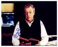 8s083 MICHAEL CAINE signed color 8x10 REPRO still '70s c/u of the actor from The Cider House Rules