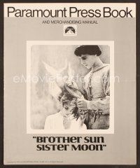 8s252 BROTHER SUN SISTER MOON pressbook '73 Franco Zeffirelli's Fratello Sole, Sorella Luna!