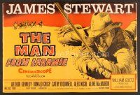 8s290 MAN FROM LARAMIE pressbook '55 three images of James Stewart, directed by Anthony Mann!
