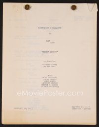 8s206 DESERT LEGION continuity & dialogue script Feb 1953, screenplay by Irving Wallace & Meltzer