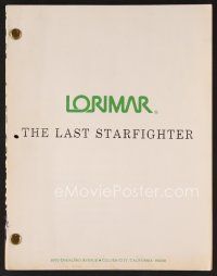 8s213 LAST STARFIGHTER final revised draft script April 8, 1983, screenplay by Jonathan Betuel!