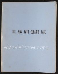 8s217 MAN WITH BOGART'S FACE script '80 screenplay by Andrew J. Fenady!