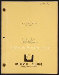 8s240 W.C. FIELDS & ME revised draft script April 18, 1975, screenplay by Bob Merril!