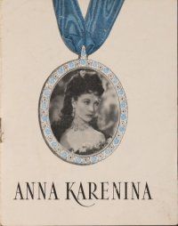 8s150 ANNA KARENINA Danish program 1949 Julien Duvivier, Vivien Leigh, Leo Tolstoy, different!