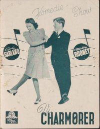 8s151 BABES IN ARMS Danish program '45 Mickey Rooney, Judy Garland, different images!