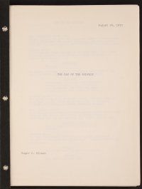 8s205 DAY OF THE DOLPHIN script August 24, 1970, screenplay by Roger O. Hirson!