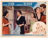 8t143 21 DAYS TOGETHER LC '40 Vivien Leigh in the first movie she made after Gone with the Wind!