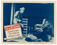8t148 3:10 TO YUMA LC #4 '57 Glenn Ford in death struggle with Van Heflin inside railroad car!