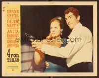8t149 4 FOR TEXAS LC #6 '64 Dean Martin shows sexy Ursula Andress how to fire a gun!