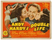 8t032 ANDY HARDY'S DOUBLE LIFE TC '42 Mickey Rooney, sexiest full-length Esther Williams!