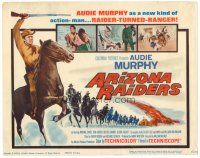 8t033 ARIZONA RAIDERS TC '65 action-man Audie Murphy as Raider-Turned-Ranger!