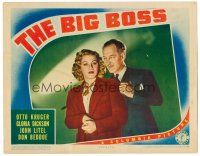 8t193 BIG BOSS LC '41 close up of Otto Kruger & Gloria Dickson as blonde man menace!