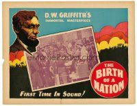 8t201 BIRTH OF A NATION LC R30 D.W. Griffith's classic post-Civil War tale of the Ku Klux Klan!