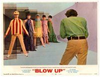 8t208 BLOW-UP LC #7 '67 Antonioni, David Hemmings photographs sexy models in wild outfits!