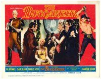 8t217 BUCCANEER LC #1 '58 Yul Brynner with hair drinks at a party, directed by Anthony Quinn!
