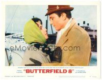 8t223 BUTTERFIELD 8 LC #3 R66 close up of Elizabeth Taylor & Laurence Harvey declaring their love!