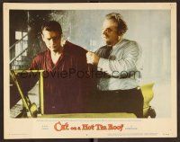 8t238 CAT ON A HOT TIN ROOF LC #2 '58 Paul Newman & Burl Ives in climactic basement scene!
