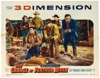 8t242 CHARGE AT FEATHER RIVER LC #8 '53 great 3-D image of Guy Madison & his men!