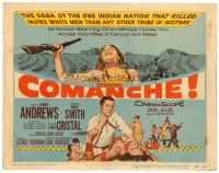8t042 COMANCHE TC '56 Dana Andrews, Linda Cristal, they killed more white men than any other!