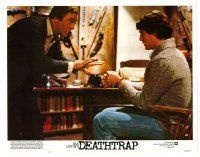 8t278 DEATHTRAP LC #7 '82 Michael Caine talks to handcuffed Christopher Reeve!