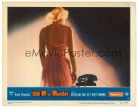 8t289 DIAL M FOR MURDER LC #7 '54 Alfred Hitchcock, full-length Grace Kelly by telephone!