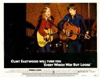 8t308 EVERY WHICH WAY BUT LOOSE LC #7 '78 Sondra Locke singing & playing guitar on stage!