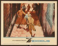 8t309 EXODUS LC #3 '61 Otto Preminger, Paul Newman breaks David Opatoshu out of British prison!