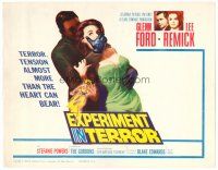 8t050 EXPERIMENT IN TERROR TC '62 Glenn Ford, Lee Remick, more tension than the heart can bear!