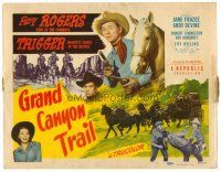 8t060 GRAND CANYON TRAIL TC '48 cowboy Roy Rogers & Trigger in Arizona!