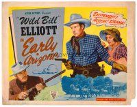8t066 IN EARLY ARIZONA TC R49 Wild Bill Elliot as Wild Bill Hickock pointing his gun!