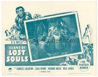 8t405 ISLAND OF LOST SOULS LC R58 Charles Laughton being attacked by his manimals!