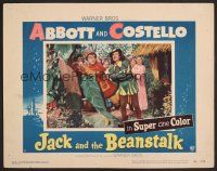 8t412 JACK & THE BEANSTALK LC #6 '52 Abbott & Costello, their first picture in color!