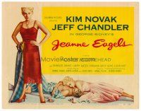 8t069 JEANNE EAGELS TC '57 different art of sexy Kim Novak full-length & with Jeff Chandler!
