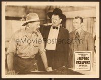 8t415 JEEPERS CREEPERS LC R50 young Roy Rogers in suit & tie with Thurston Hall and Leon Weaver!