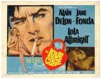 8t070 JOY HOUSE TC '64 Rene Clement's Les Felins, art of sexy Jane Fonda, Alain Delon, Love Cage!
