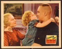 8t442 LANCER SPY LC '37 young Virginia Field hugs scary scarred George Sanders!