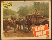 8t447 LAW MEN LC '44 bad guys hold up a stagecoach at gunpoint!