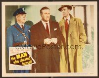 8t480 MAN WHO CHEATED HIMSELF LC #3 '51 smoking Lee J. Cobb between John Dall & uniformed cop!