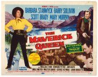 8t078 MAVERICK QUEEN TC '56 full-length Barbara Stanwyck, from Zane Grey's novel!